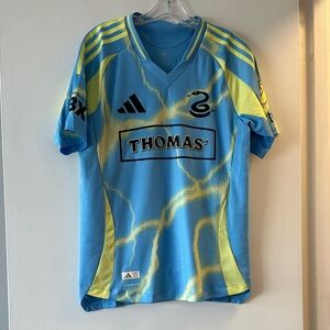 Adidas Light Blue and Yellow Philadelphia Union Jersey MLS